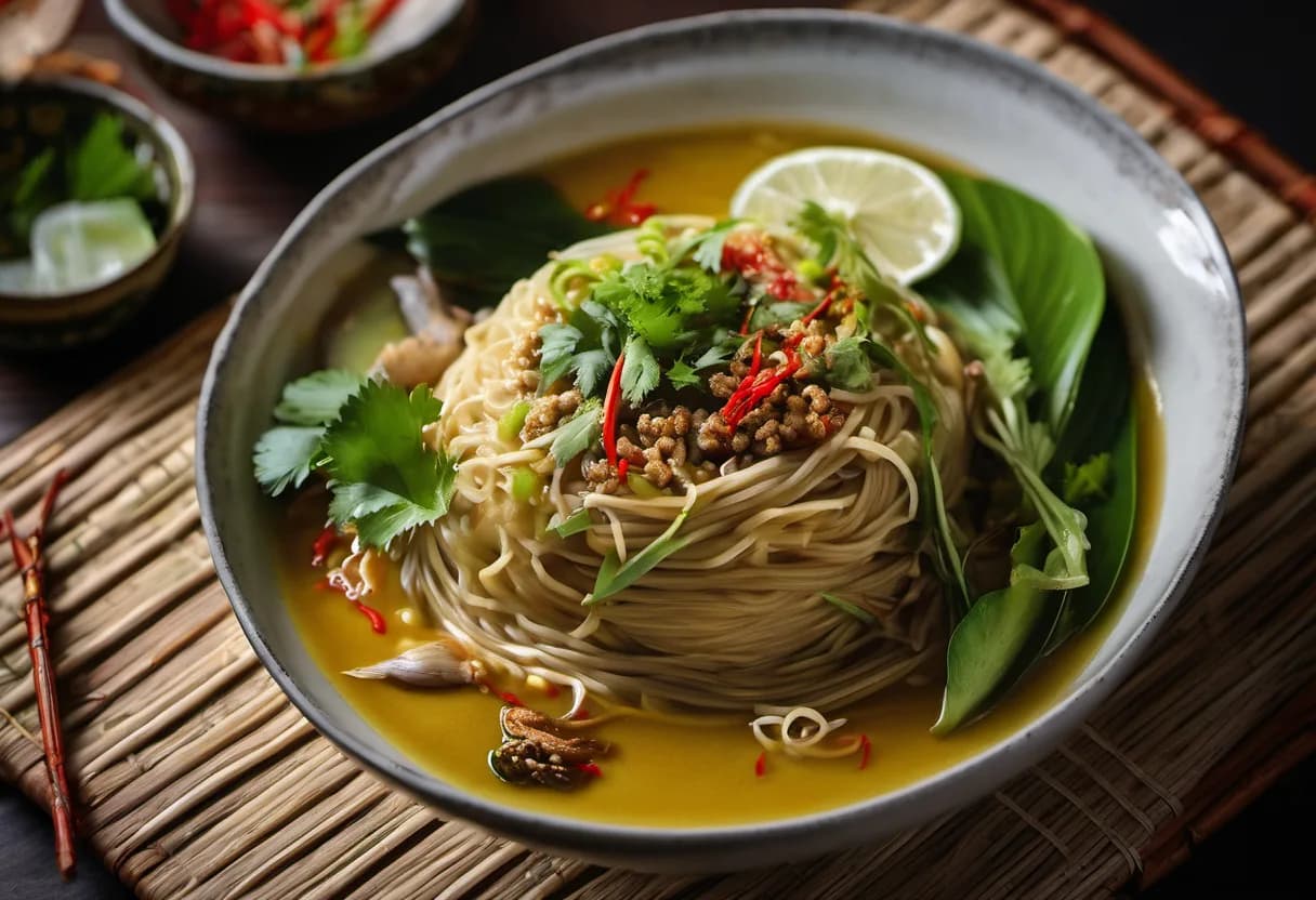 Kanom Jeen (ขนมจีน)