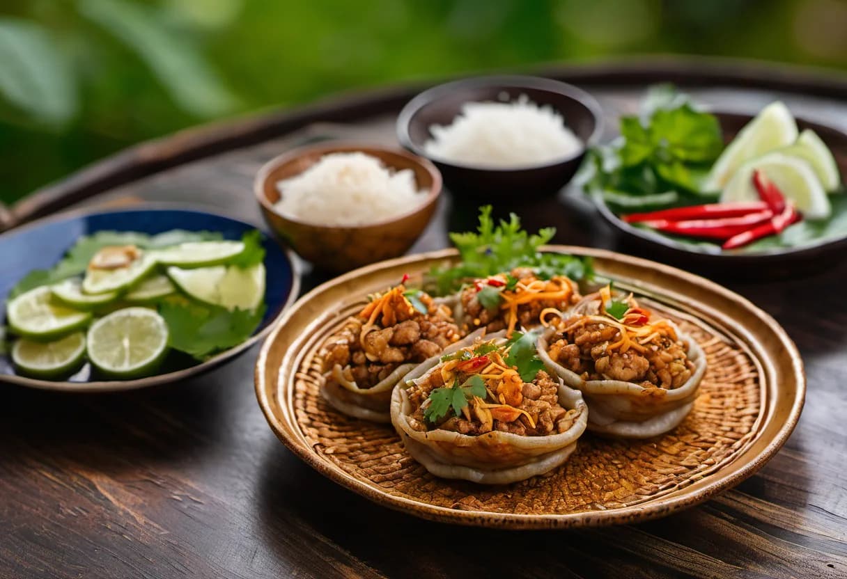 Sai Krok Isan (ไส้กรอกอีสาน)