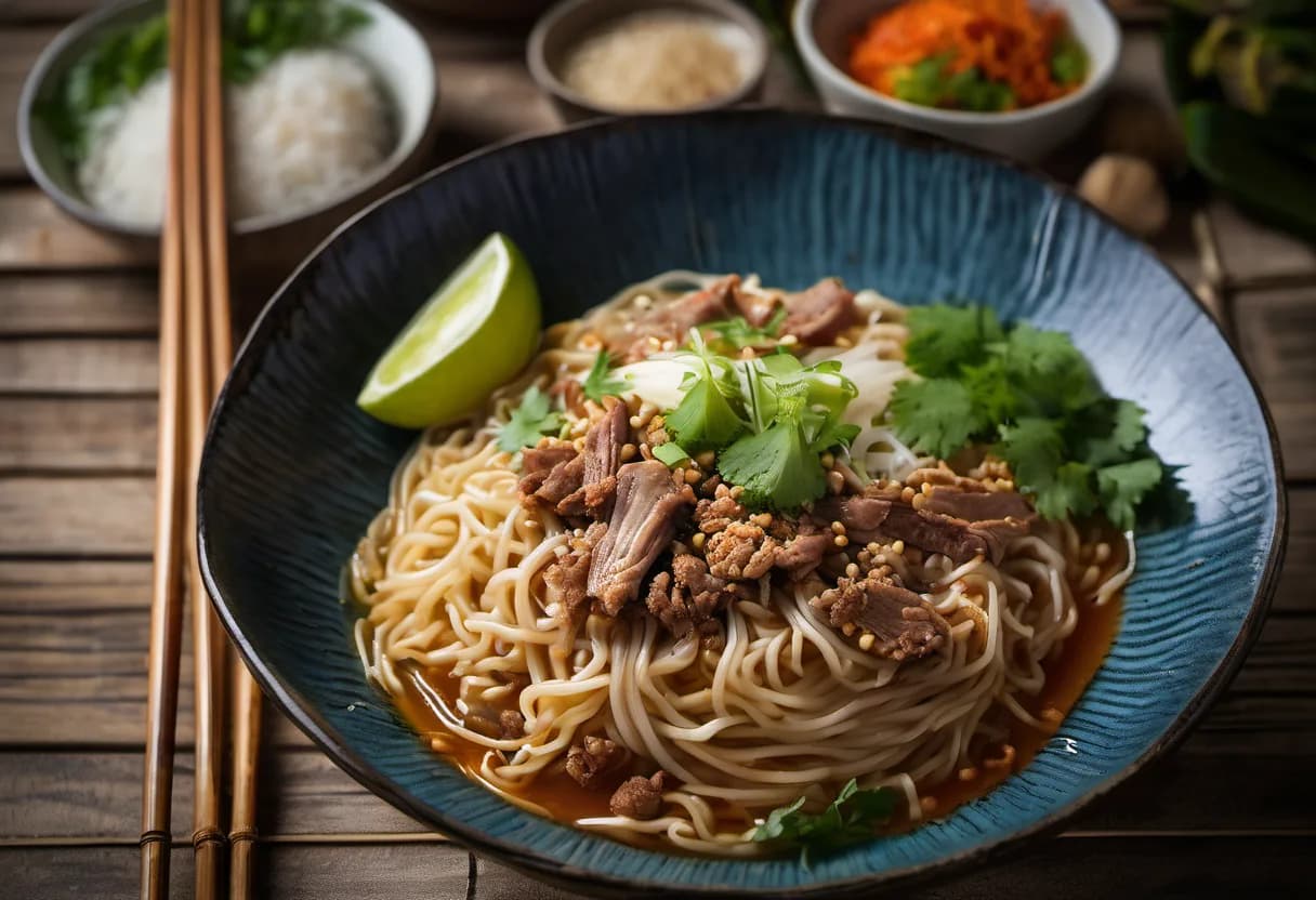 Sukhothai Noodles (ก๋วยเตี๋ยวสุโขทัย)