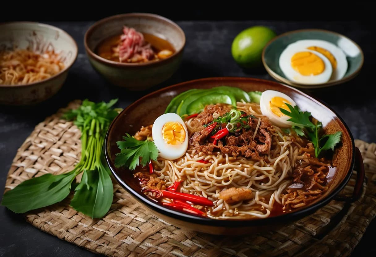 Ba Mee Haeng (บะหมี่แห้ง)