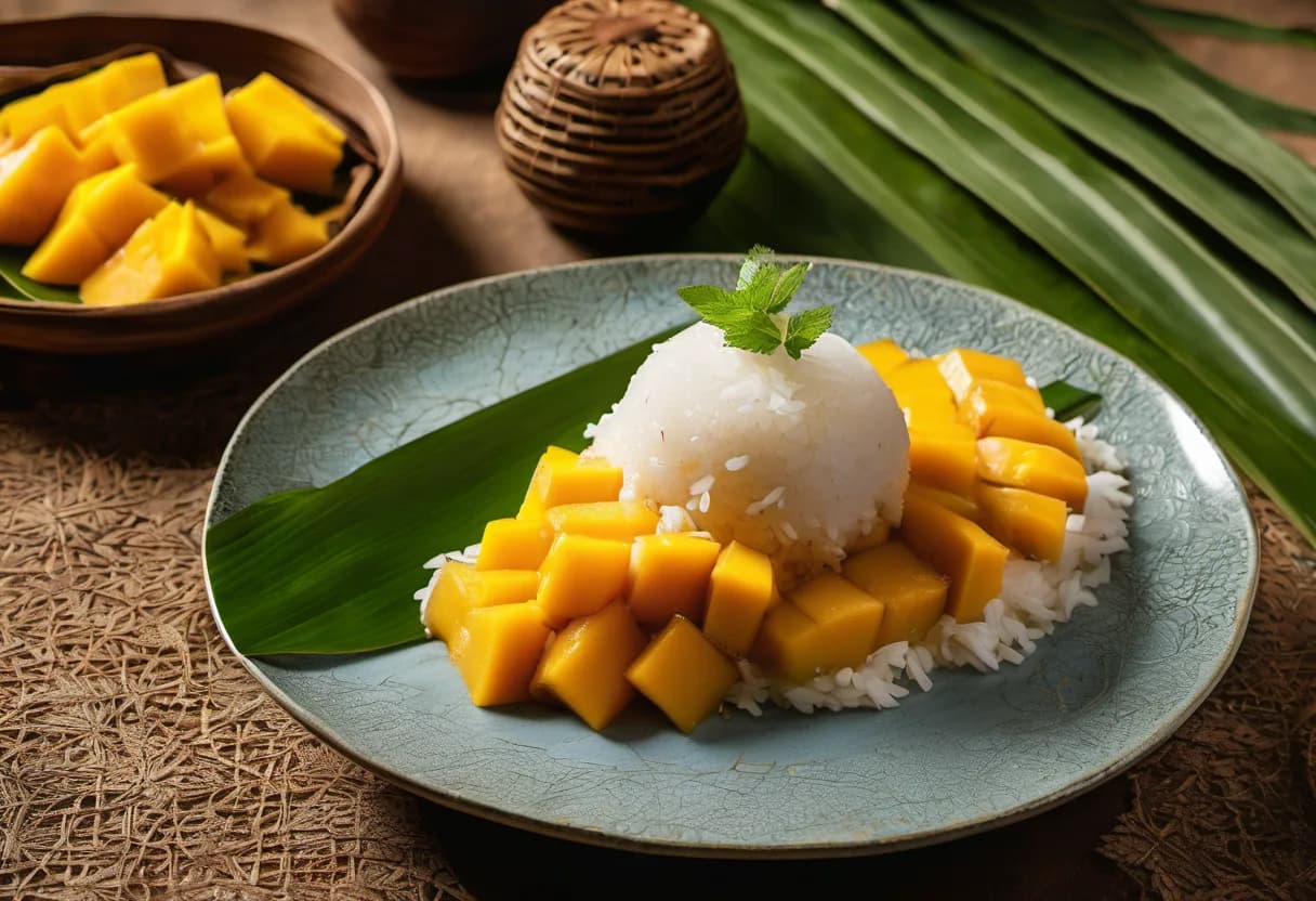Mango Sticky Rice (ข้าวเหนียวมะม่วง)