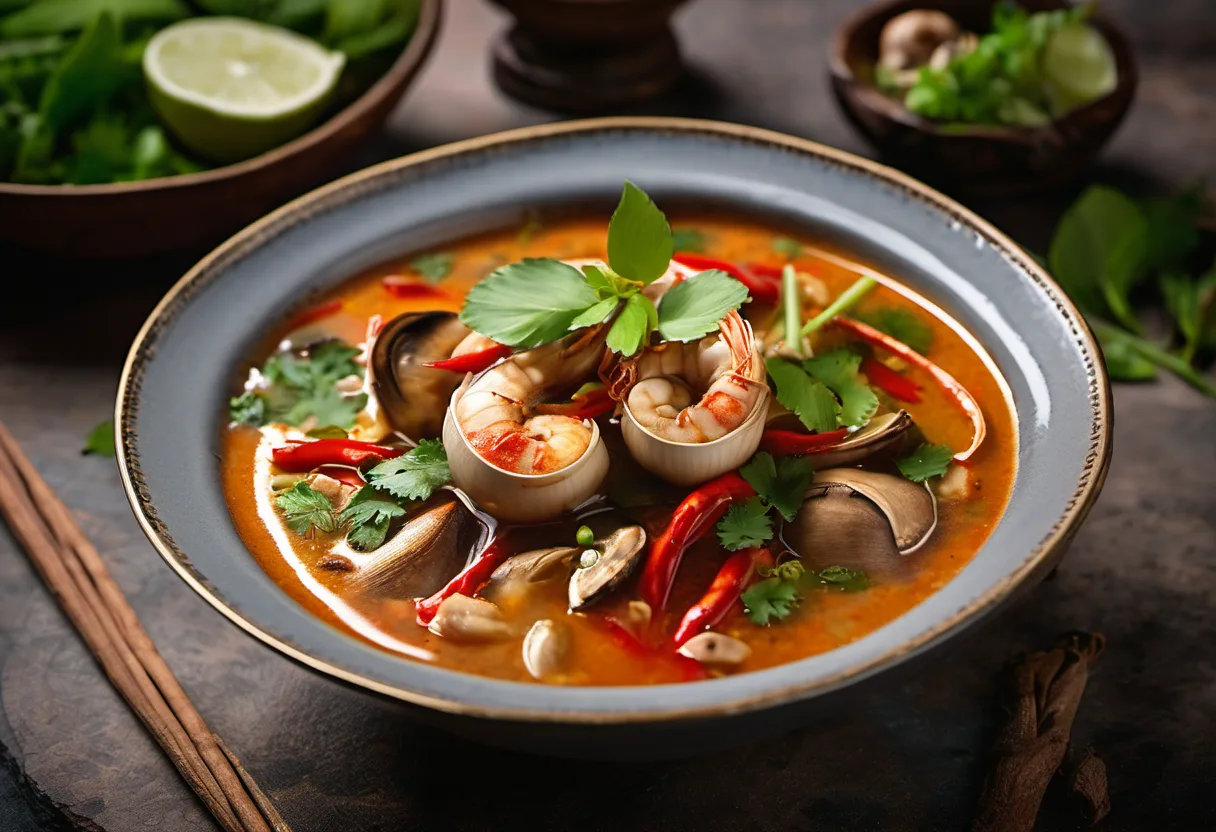 Tom Yum Pak (ต้มยำผัก)